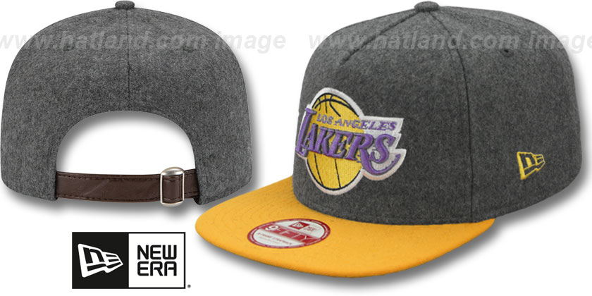 NBA Los Angeles Lakers NE Strapback Hat #15